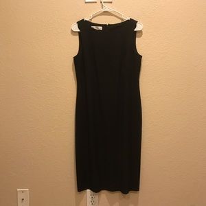 EUC Studio by London Times Black sheath dress